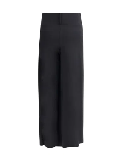 Courrèges Tailored Black Trousers With Unique Fringe Detail In Black