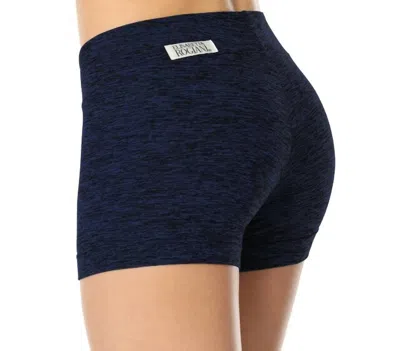 ROGIANI BUTTER MINI BAND SHORT IN DENIM BLUE 