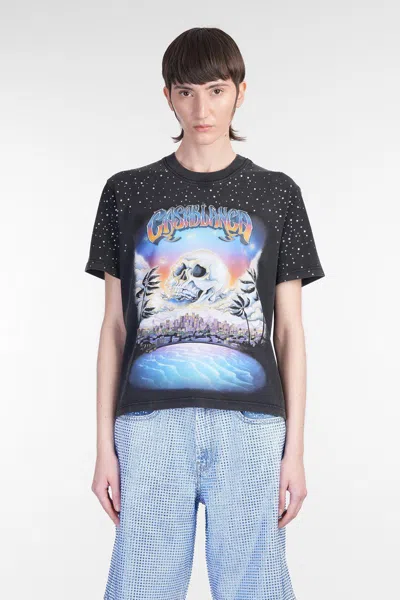 Casablanca La Premonition Hotfix Printed T-shirt La Premonition
