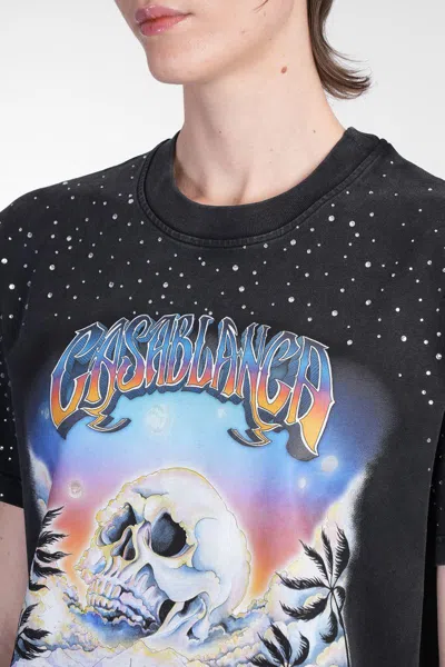 Casablanca La Premonition Hotfix Printed T-shirt La Premonition