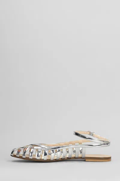 Anna F Flat Sandals . Woman Color Silver