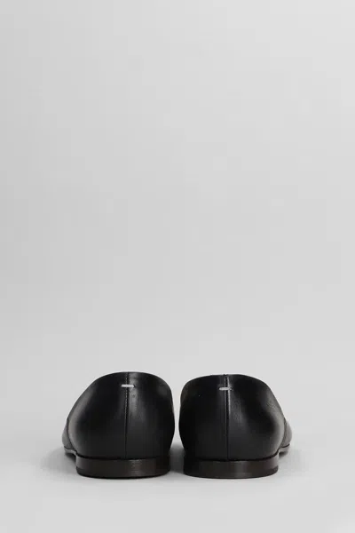 Maison Margiela Leather Grecian Slider Slippers Round Toe