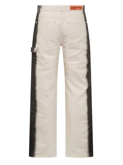 Heron Preston Gradient Canvas Carpenter Pants In Neutral