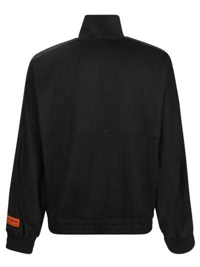 Heron Preston Logo-stripe Zipped Track Jacket