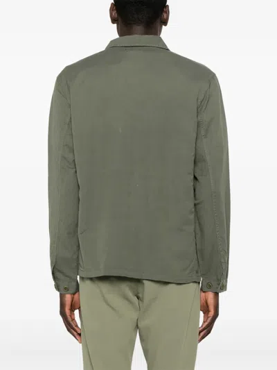 Polo Ralph Lauren Olive Green Shirt With Patch Pockets