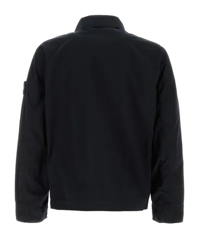 Stone Island Collared Design Stretch Polyester Jacket