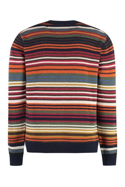 Paul & Shark Wool-blend Crew-neck Sweater