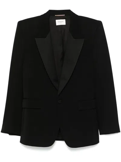 Saint Laurent Grain-de-poudre Blazer