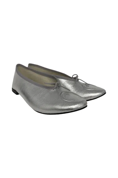 Marine Serre X Repetto Ballerinas In Gray