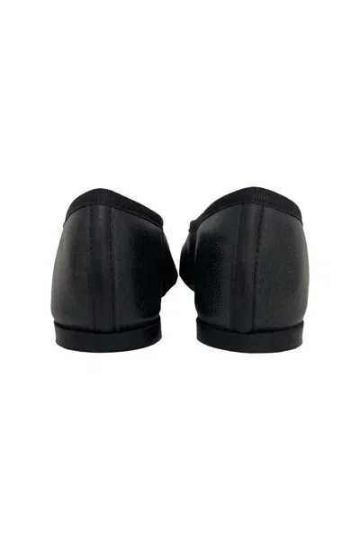 Marine Serre Black Lilou Ms X Repetto Ballet Flats In Black