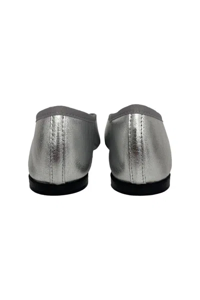 Marine Serre X Repetto Ballerinas In Gray