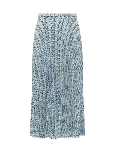 Tory Burch Pleated Viscose Skirt