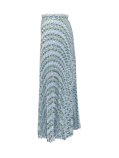Tory Burch Pleated Viscose Skirt