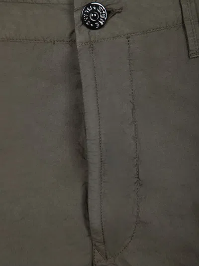 Stone Island Fabric Military Green Bermuda Shorts