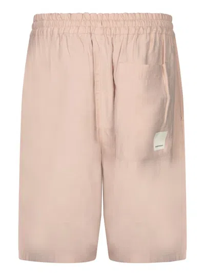 Emporio Armani Pink Modal Blend Bermuda Shorts