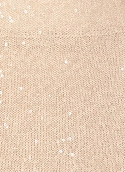 Brunello Cucinelli Beige Linen Cashmere Silk Skirt