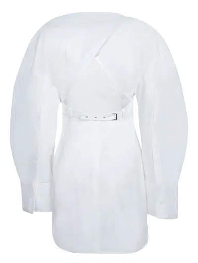 Jacquemus La Casaco Long Sleeve Cotton Shirtdress
