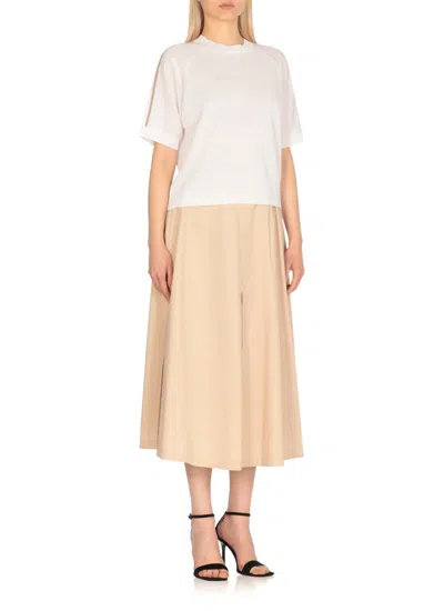 Peserico White Linen And Cotton Sweater