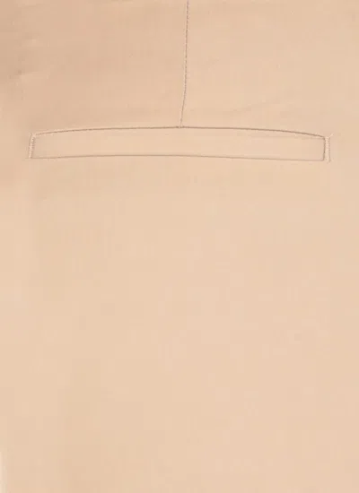 Pt Torino Beige Tailored Viscose Pants