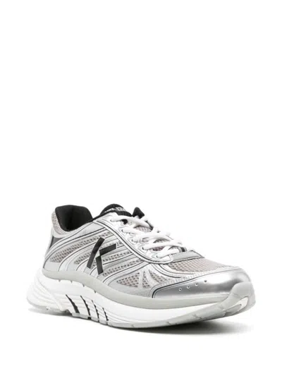 Kenzo Pace Metallic Mesh Sneakers