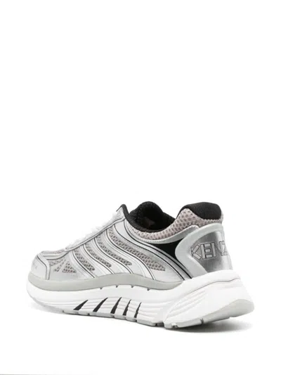 Kenzo Pace Metallic Mesh Sneakers