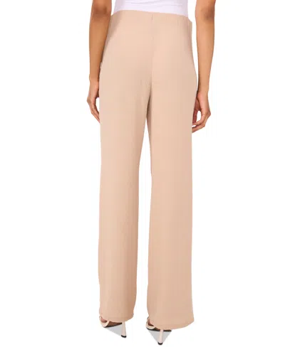 Sam & Jess Women's Pull-on Twist-front Straight-leg Pants In Gold