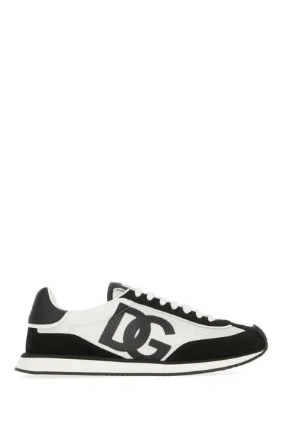 Dolce & Gabbana Mixed-material Dg Cushion Sneakers