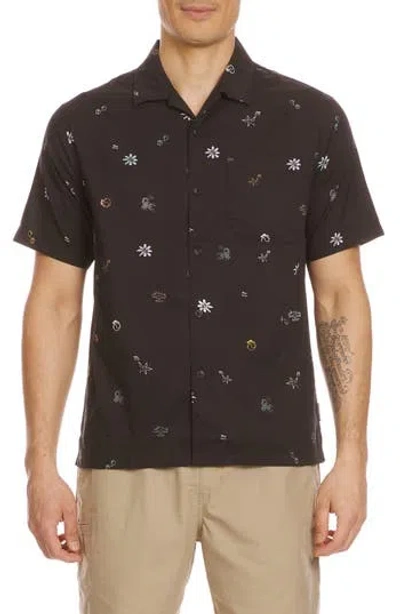 Quiksilver Men's Beach Club Casual Woven Shirt In Multi