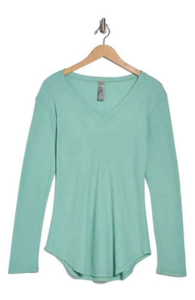 Go Couture Basic Stretch Modal T-shirt In Green