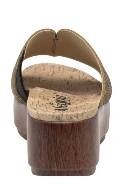 Alegria By Pg Lite Triniti Platform Wedge Slide Sandal