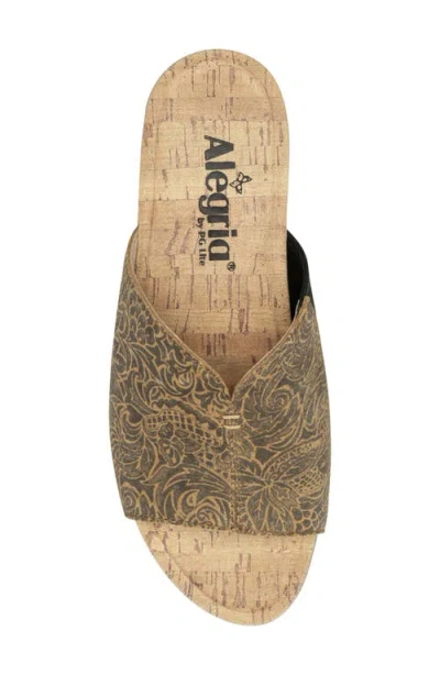 Alegria By Pg Lite Triniti Platform Wedge Slide Sandal