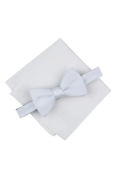 Original Penguin Textured Satin Bow Tie & Pocket Square Set