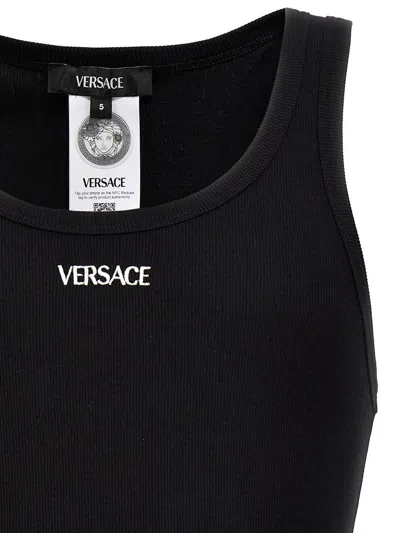 Versace Men Logo Embroidery Tank Top