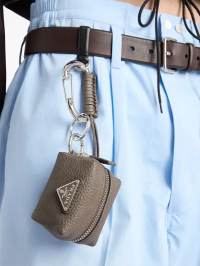 Prada Leather Bag Charm