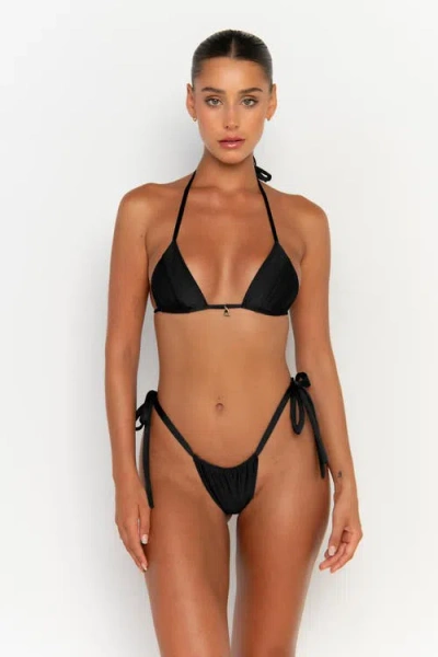 Fae Honey Bikini Top In Black