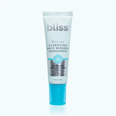 Bliss World Store Block Star Clarifying Mineral Sunscreen Spf 30