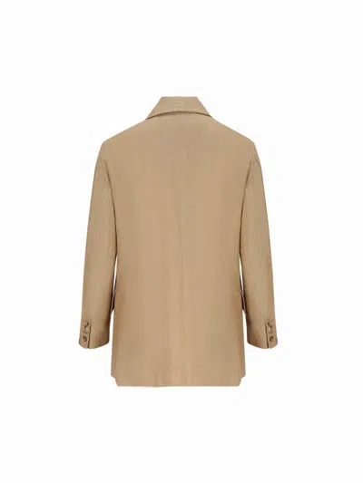 Max Mara Linen Double-breasted Blazer