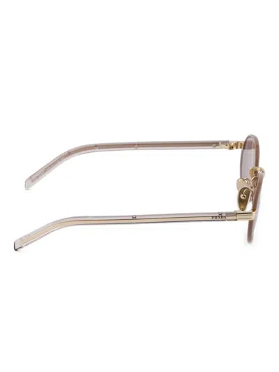 Prada Metal Pr65zs Sunglasses In Gold Brown