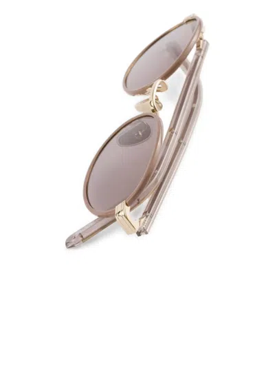 Prada Metal Pr65zs Sunglasses In Gold Brown