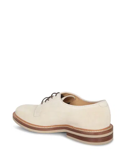 Brunello Cucinelli Suede Lace-up Shoe With Contrasting Midsole