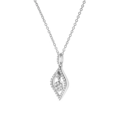 Luvmyjewelry Lumiere Diamond Drop Pendant