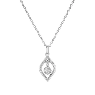 Luvmyjewelry Lumiere Diamond Drop Pendant