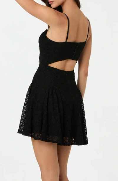 Astr The Label Lace Corset Bodice Minidress