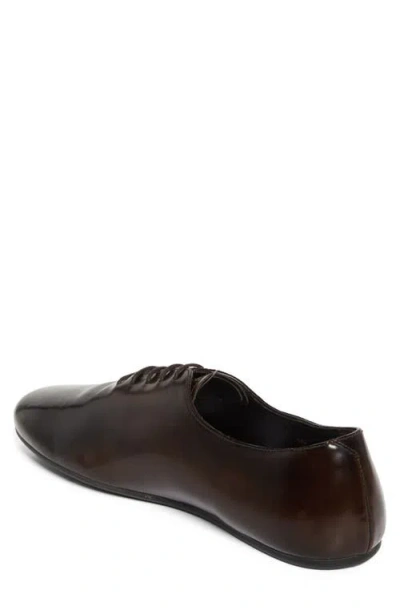 Prada Men's Analog Brushed Leather Oxfords