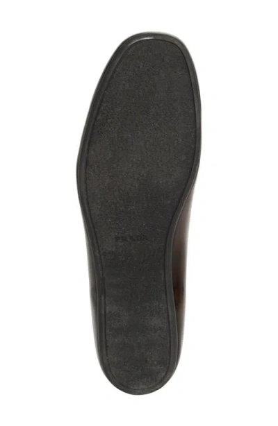 Prada Men's Analog Brushed Leather Oxfords