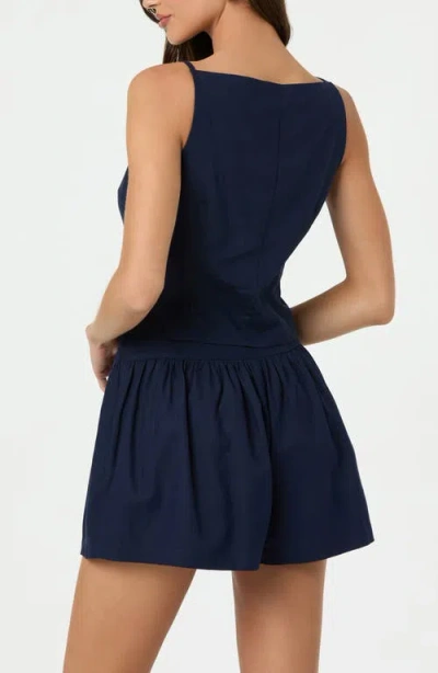 Astr The Label Boat Neck Button-up Camisole