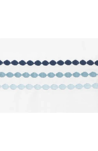 Matouk Set Of 2 Amara Triple Pearl Embroidered Cotton Pillowcase