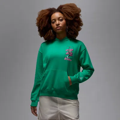 Jordan Brooklyn Fleece Hoodie In Green