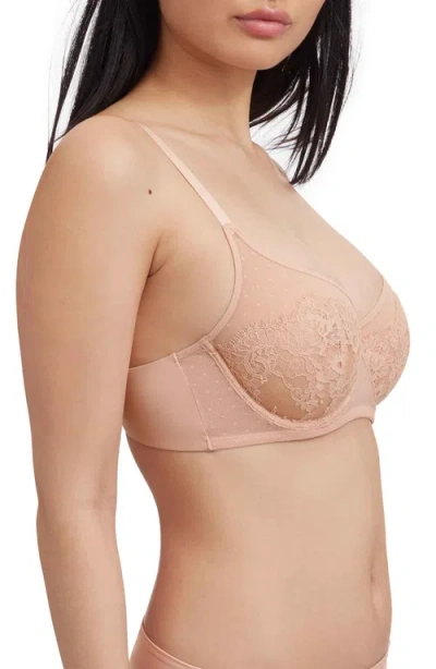 Skarlett Blue Amour Full Coverage Unlined Back Smoothing Bra In Pink