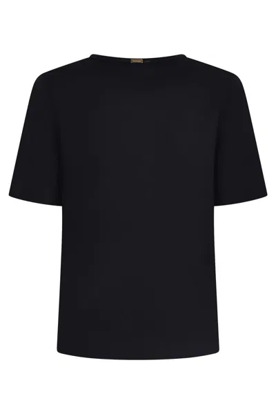 Herno Side Slits Cotton T-shirt Clothing